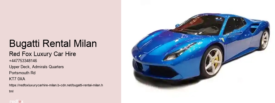 Bugatti Rental Milan